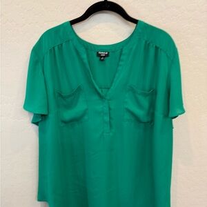 Torrid Women's Green Blouse